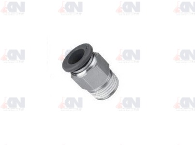 CPC-fitting ข้อต่อทองเหลือชุบนิเกิล รุ่น CPC ข้อต่อตรง เกลียวนอก