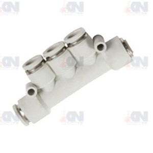 ข้อต่อฝาสีขาว รุ่น KPK ห้าทาง เสียบสาย