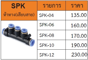 ข้อต่อ 5 ทาง (เสียบสาย) รุ่น SPK