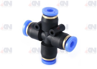 SPZAG-fitting ข้อต่อ 4 ทางลด (เสียบสาย) รุ่น SPZAG