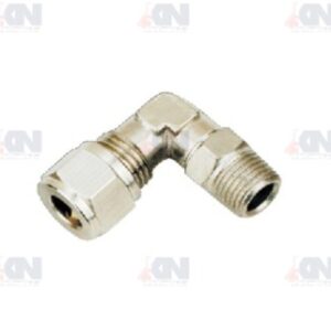 ข้อต่อสายลมงอ 90°C ชุบนิกเกิ้ล