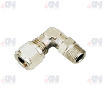 ktL-fitting ข้อต่อสายลมงอ 90°C ชุบนิกเกิ้ล