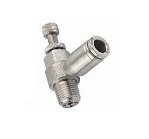 ข้อต่อปรับความเร็วลมทองเหลืองชุบนิเกิล(Speed Control) รุ่นYSL